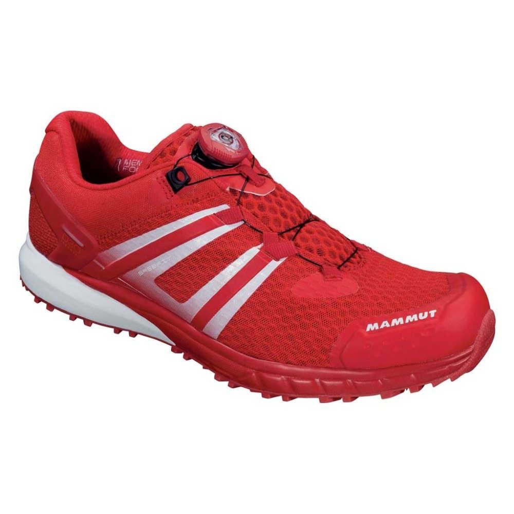 Mammut MTR Boa Low All Terrain Running Shoes Red Men's US 9.5 EUR 42 VGUC $169